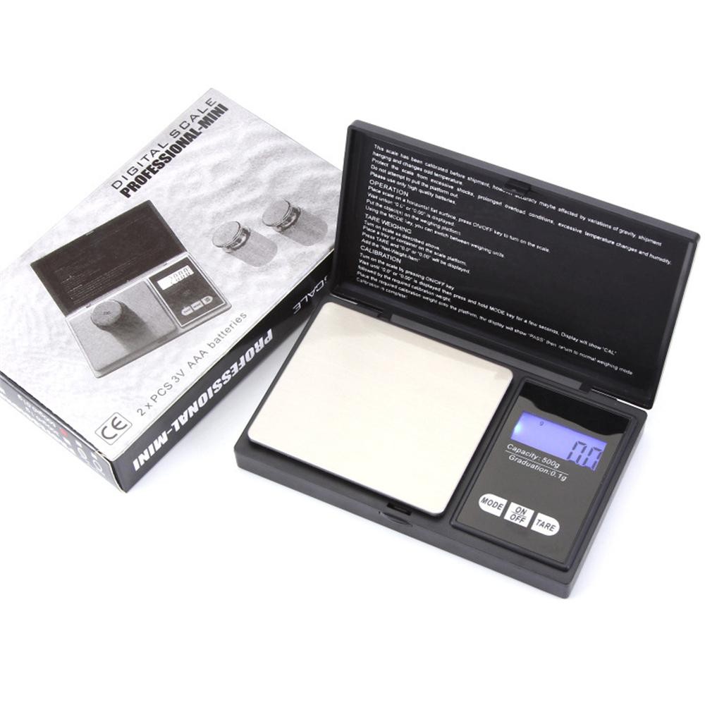 Mini Jewelry Scale 0.01g Electronic Stainless Steel Digital Pocket Scale Gold Gr