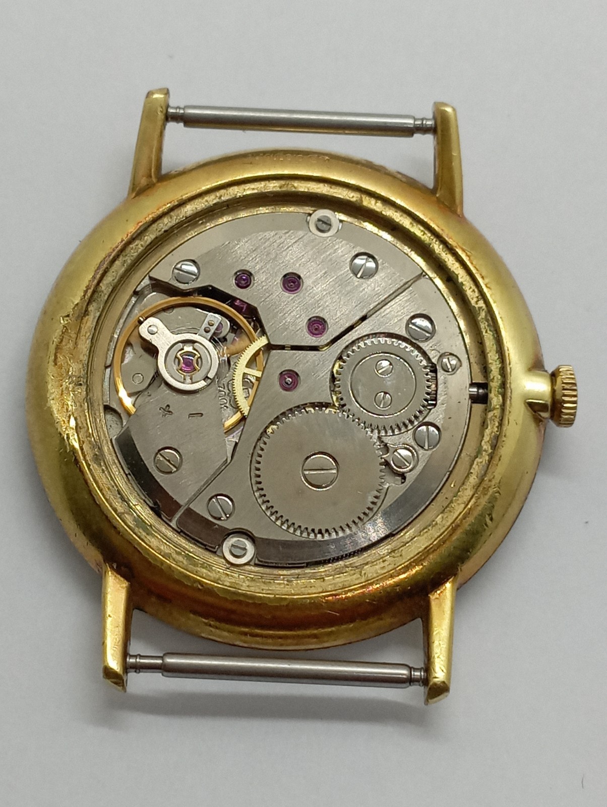 VTG Unique M&M Black Dial Gold Plated Cal. Peseux 7001 (ETA) 6mm. Thickness Work