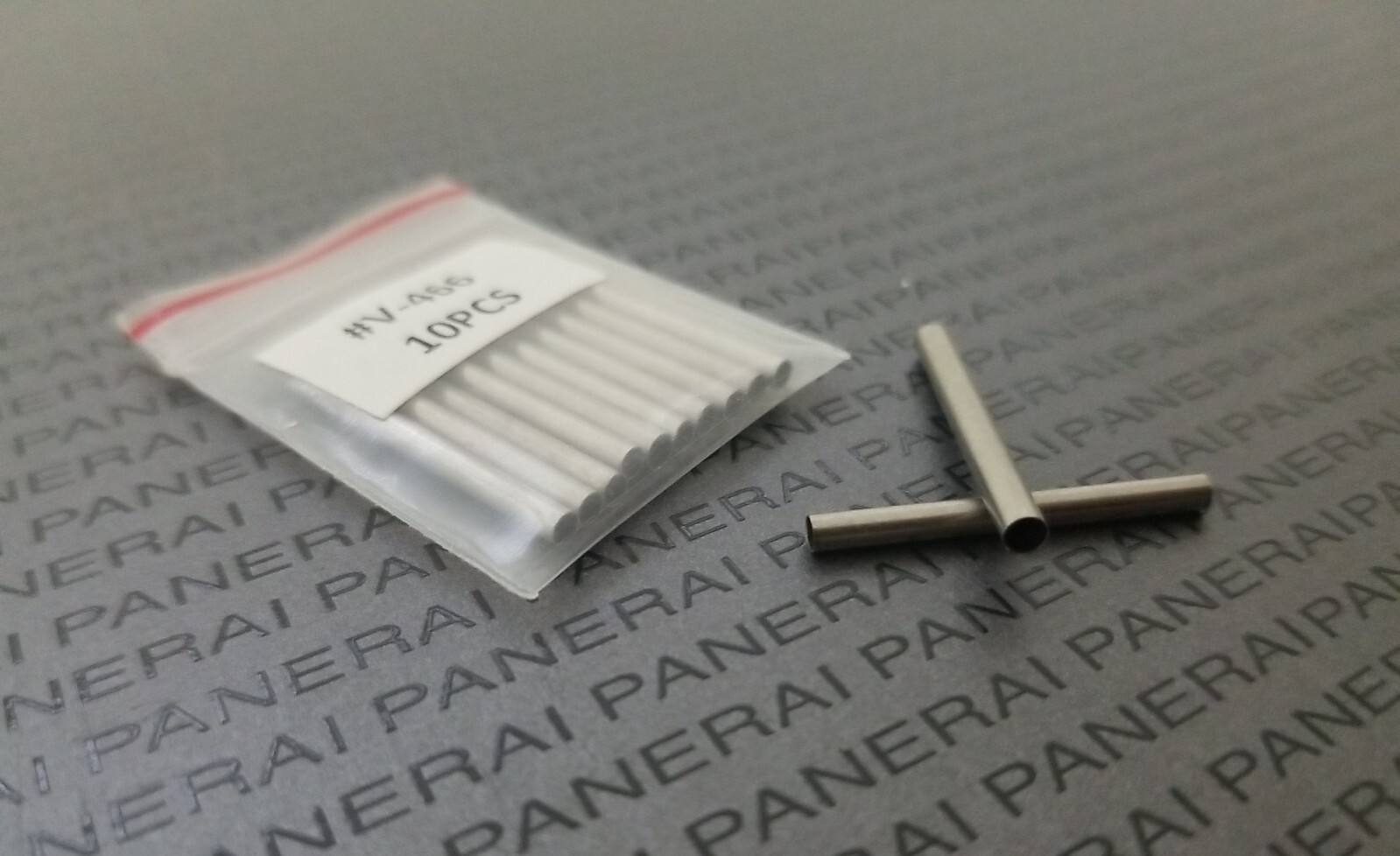 10 Steel Replacement 24mm Tubes for Panerai Leather & Rubber Watch Band & Straps