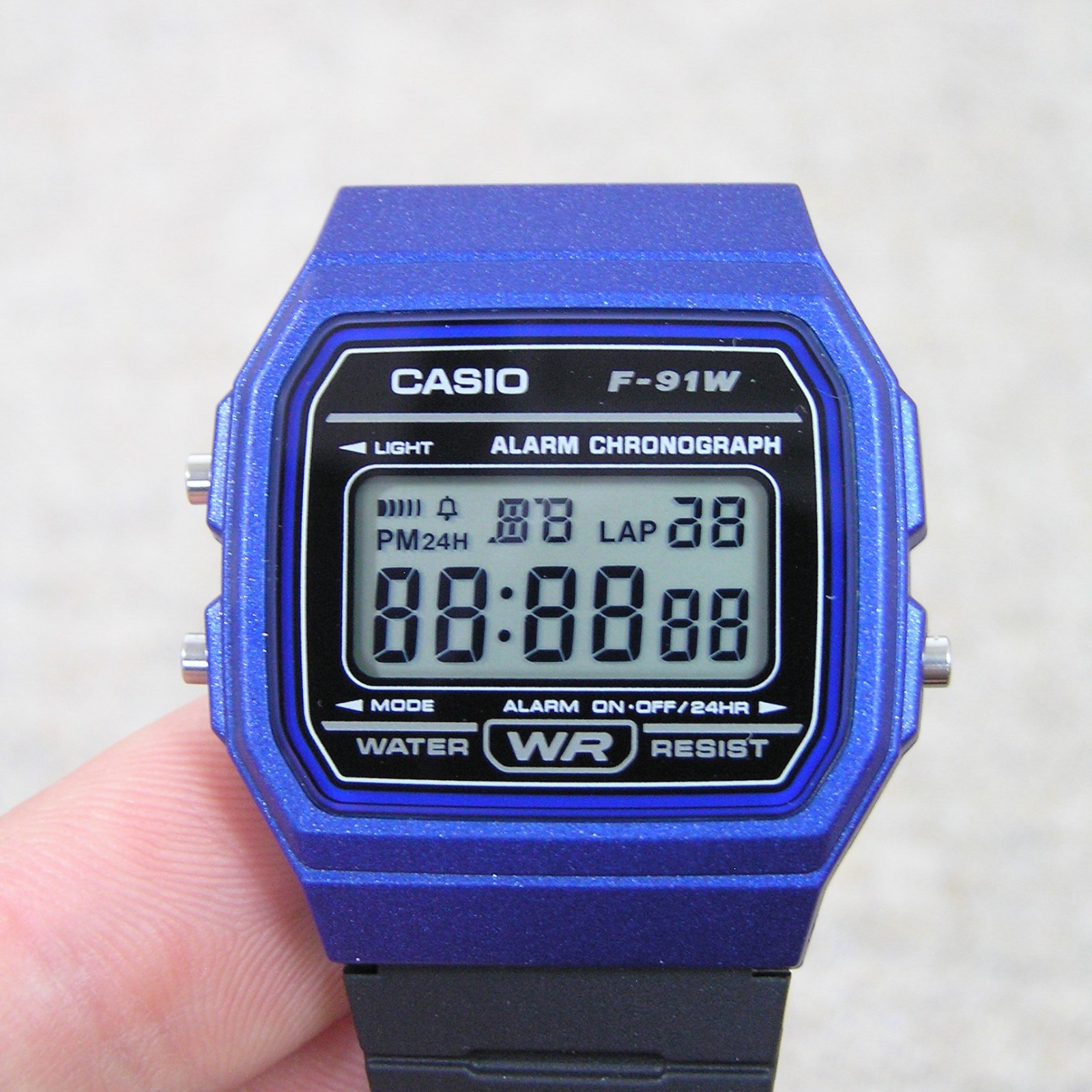 UK STOCK CASIO F-91WM-2AJH Japan Exclusive Digital Watch Classic Imported Model
