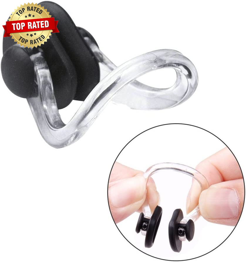 10Pcs Nose Clip for Swimming Nose Plugs for Kids and Adults Multi-Color