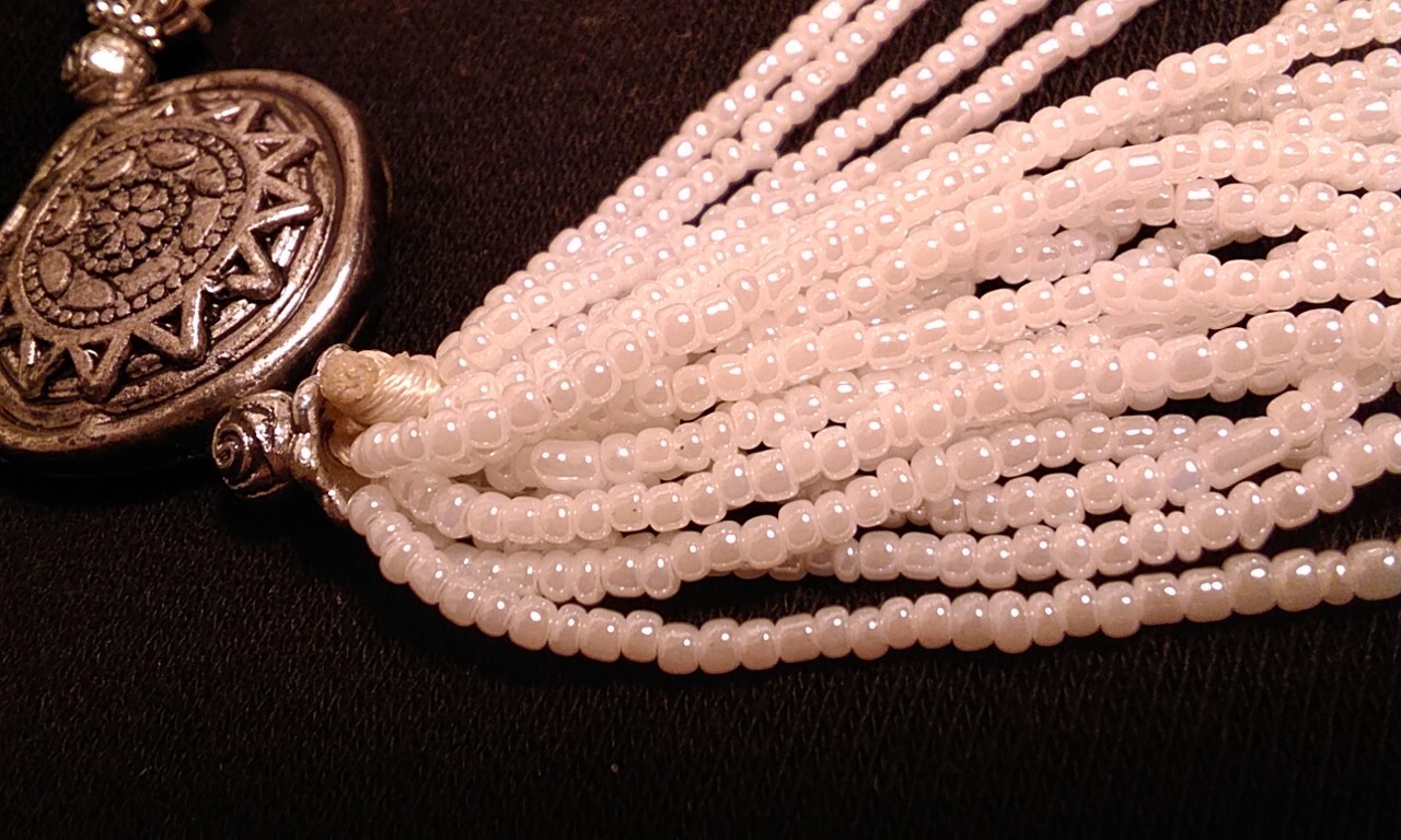Cascade Of Beads, 1940’s To 1970’s Style Necklace