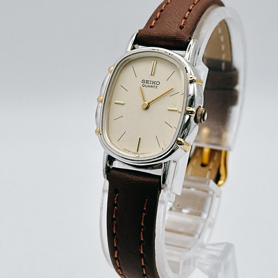 Working Battery Belt replacement SEIKO Soci ladies wristwatch oval