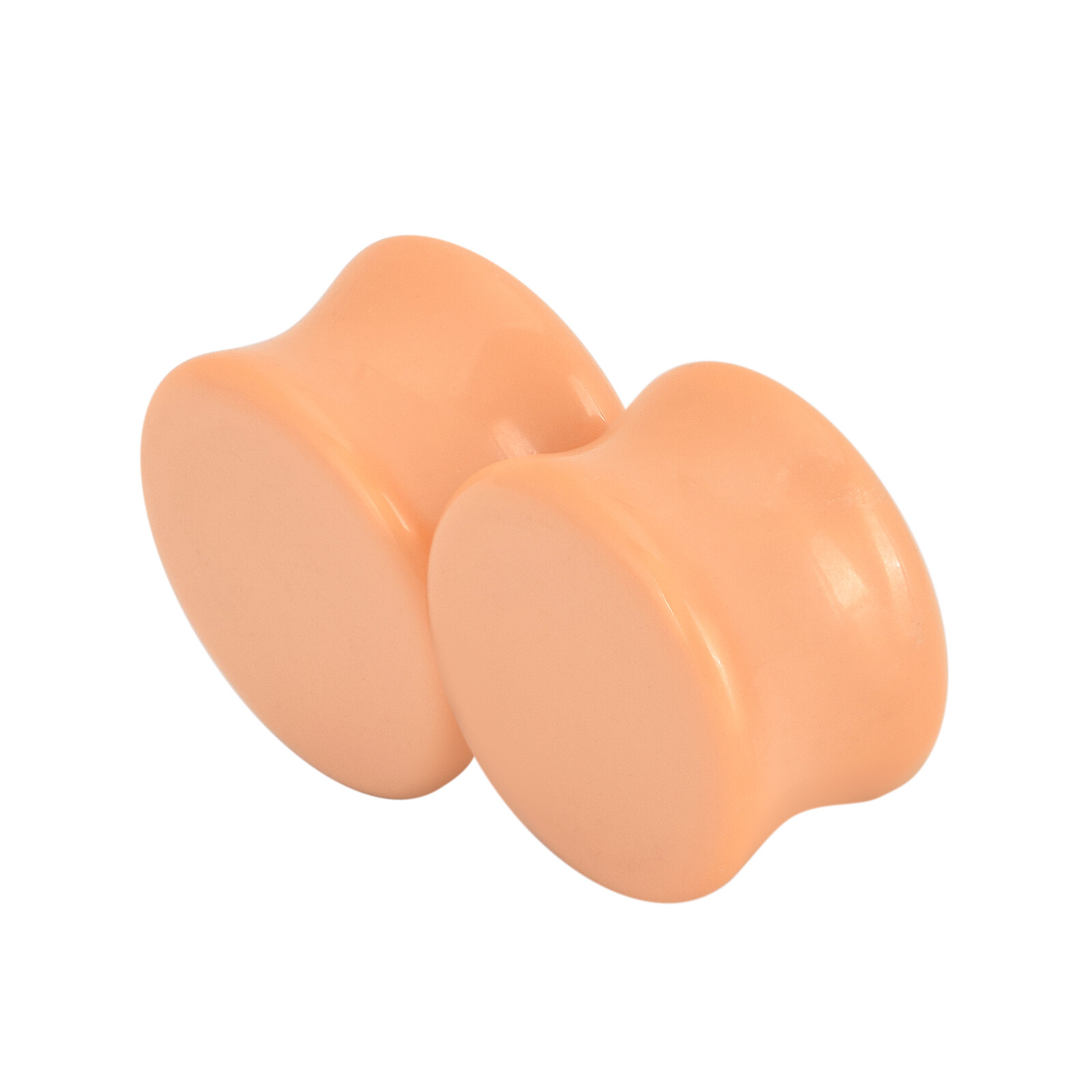1PAIR Organic Saddle Ear Gauges Stone Ear Plugs Flesh Tunnels Stretcher Piercing