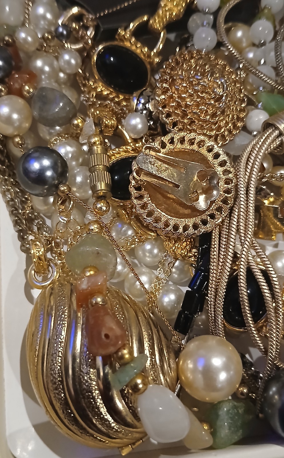 Gold-tone Mixed Jewelry Lot