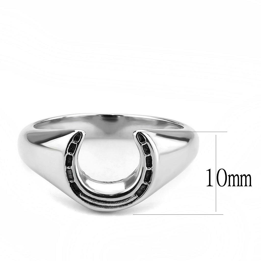TK3619 – High polished (no plating) Stainless Steel Ring with No Stone