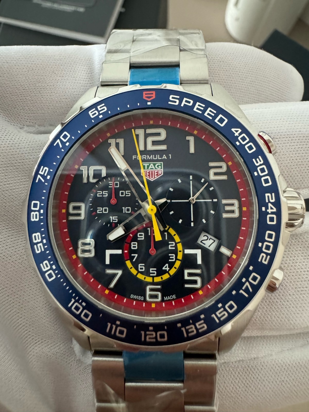 TAG Heuer Formula 1 X Red Bull Racing Quartz 43MM SS Men’s Watch CAZ101AL.BA0842