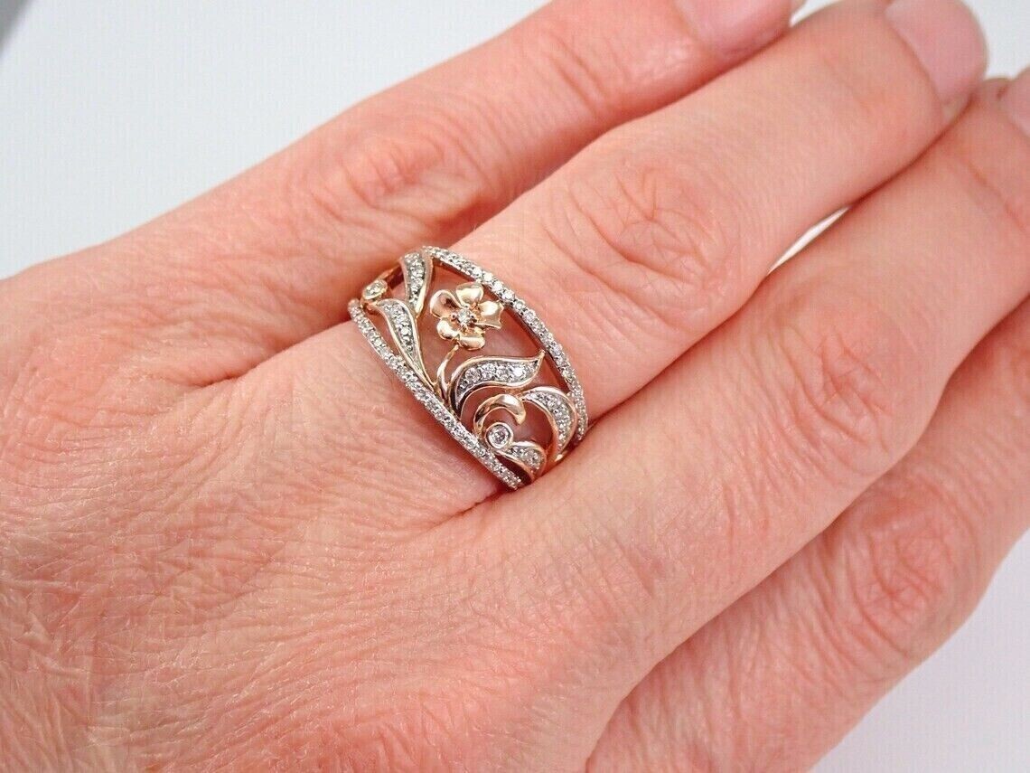 2.23Ct Round Lab Created Diamond Women’s Band Ring 14K Rose Gold Plated Silver