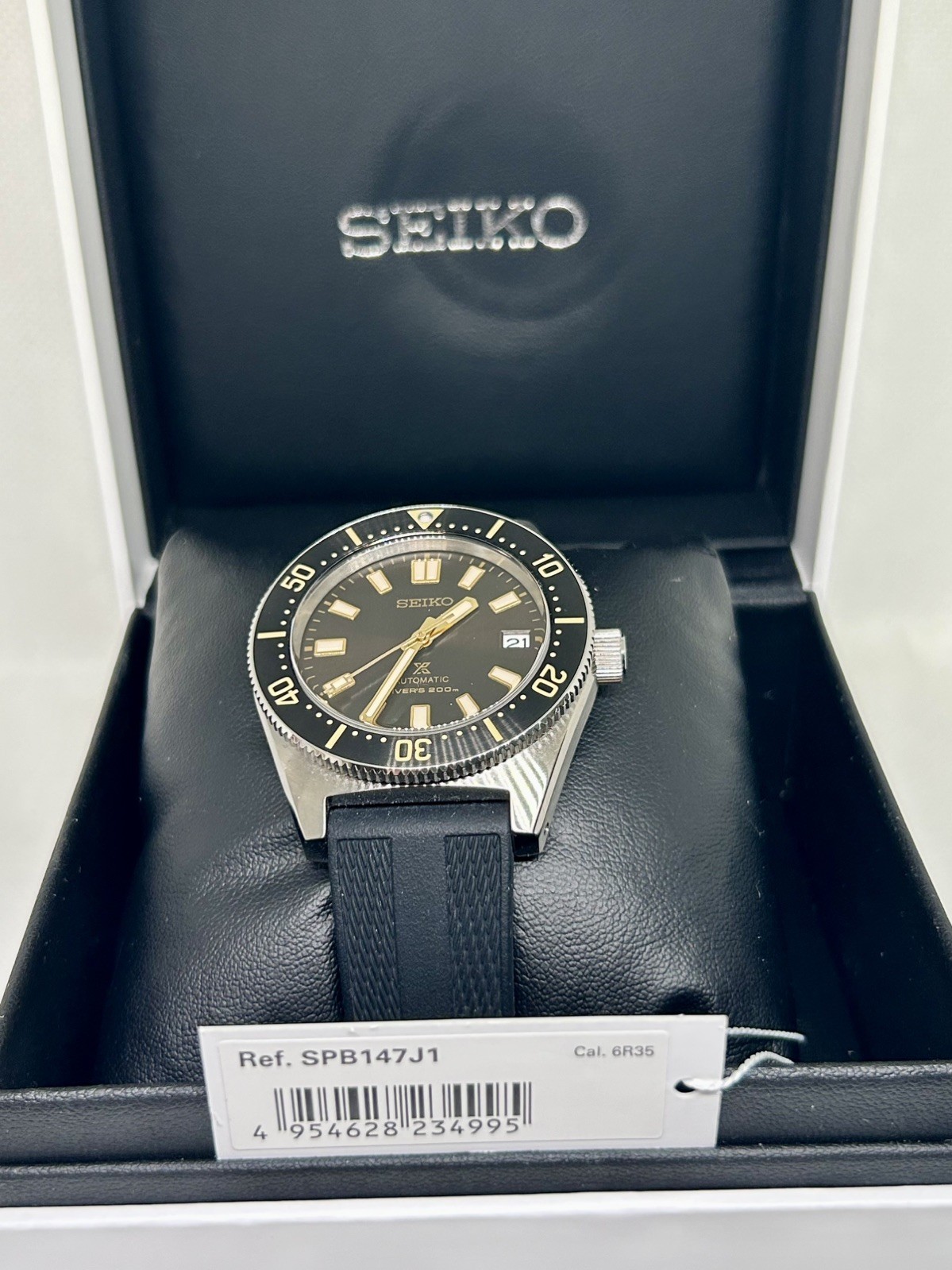 Seiko Prospex 1965 Diver Watch SPB147J1 Brown Dial Black Rubber Strap Box/Papers