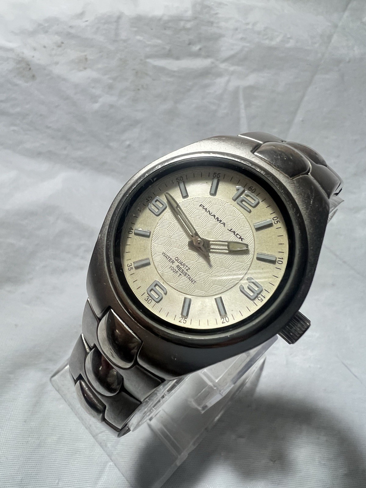 Panama Jack Men’s Watch,39mm Case,WR30M,st/steel,since 1974,V377,new Battery.