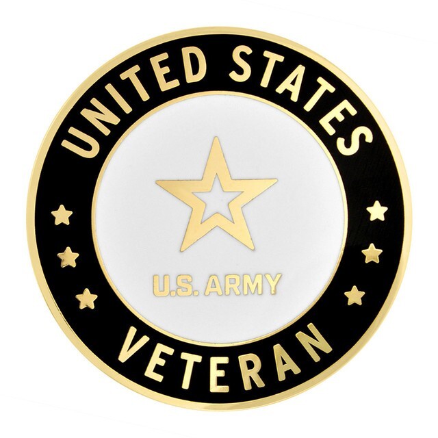 PinMart’s Officially Licensed Engravable U.S. Army Veteran Coin