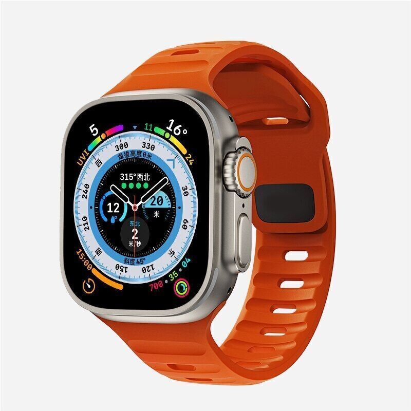 For Apple Watch Series Ultra 11 10 9 8 7 5 Silicone Sport Strap Band 38/49mm