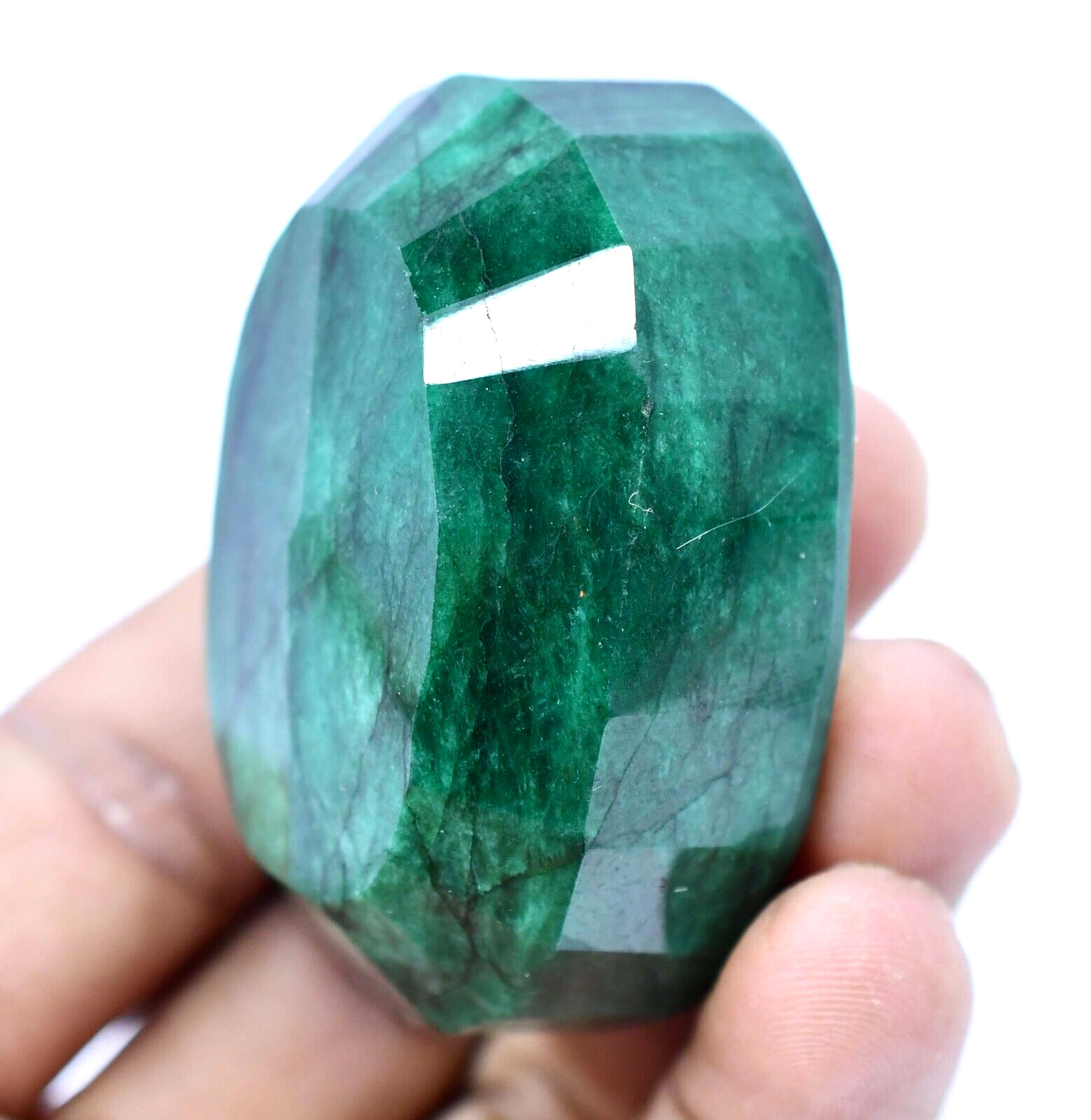 568.0 Ct Natural Huge Green Emerald Earth-Mined Certified Museum Use Gemstone
