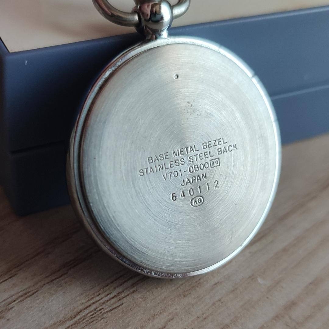 Evangelion EVA Pocket Watch Shinji 1996 Japan Made Used Good Working