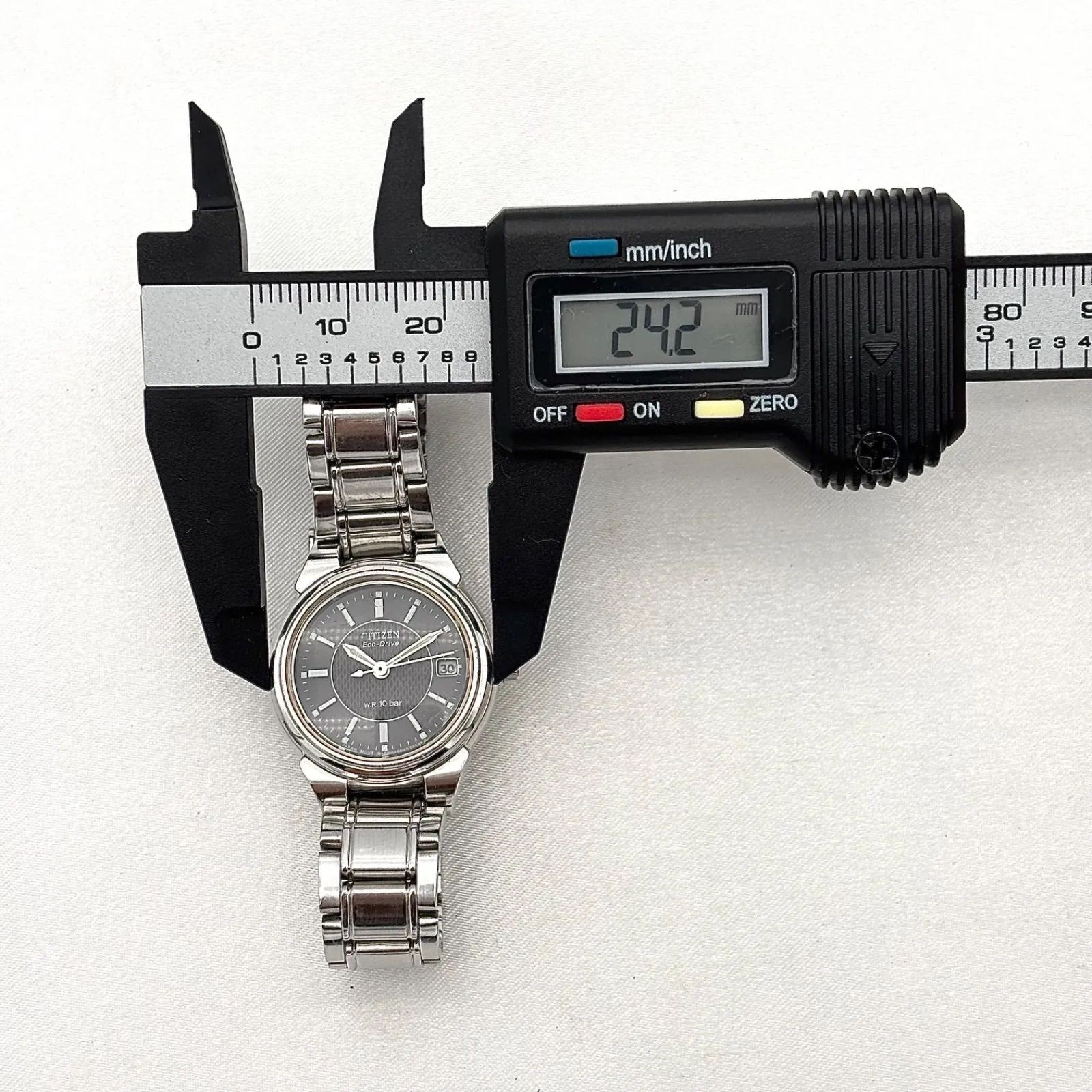Working item CITIZEN Ladies Quartz Watch E011 S045725 Dark Gray Dial Eco Drive S