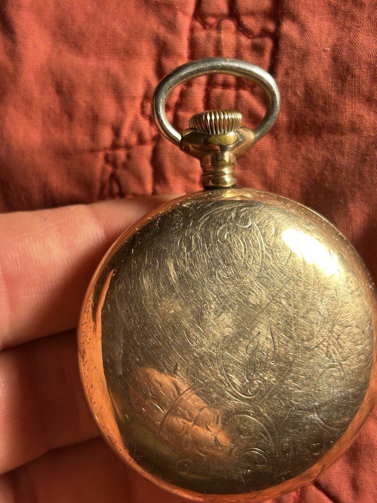 South Bend “Studebaker “ Railway Pocket Watch Gold Filled Or Layered !