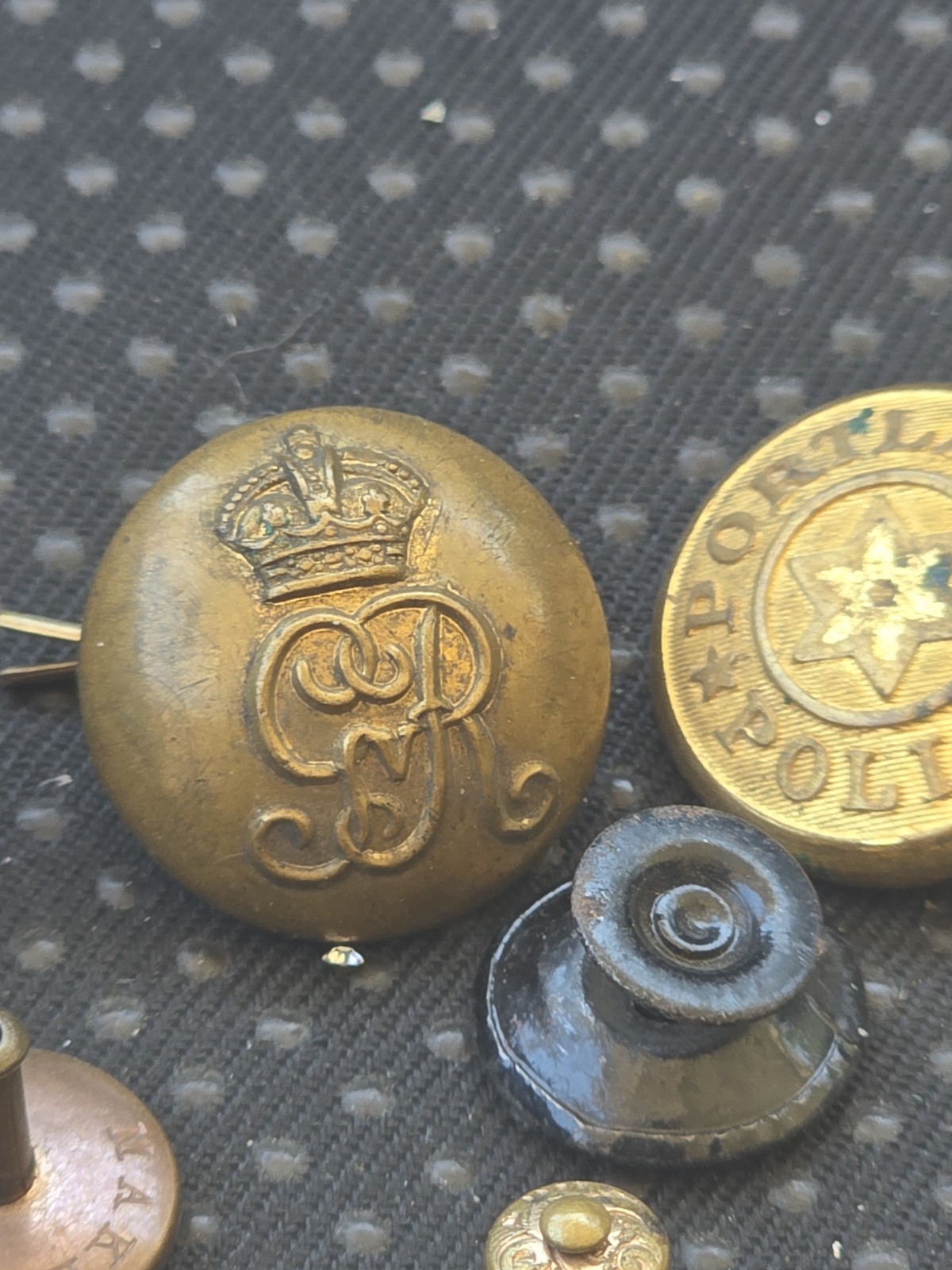 Vintage Victorian,Nouveau Cufflinks & Buttons Lot Pre Owned Condition D3