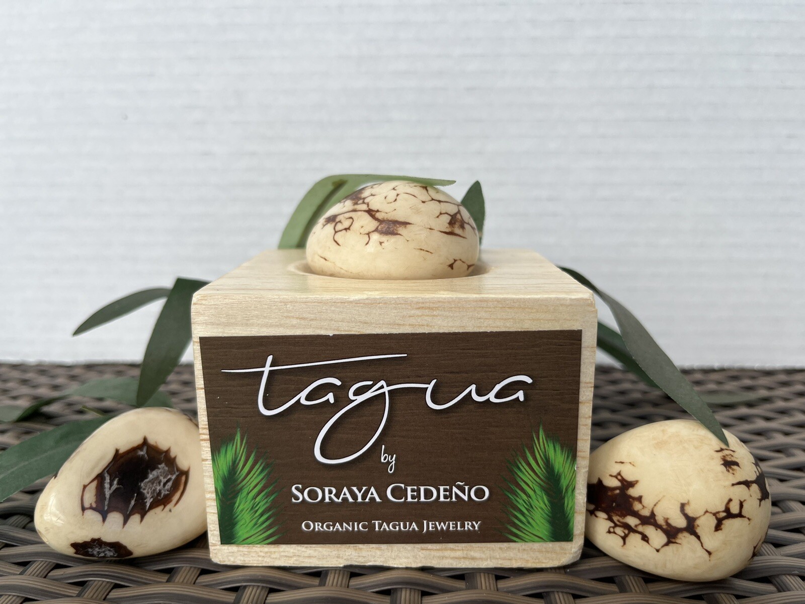 Fair Trade Tagua Nut Organic Earrings Jewelry (Sustainable & Eco-Friendly)