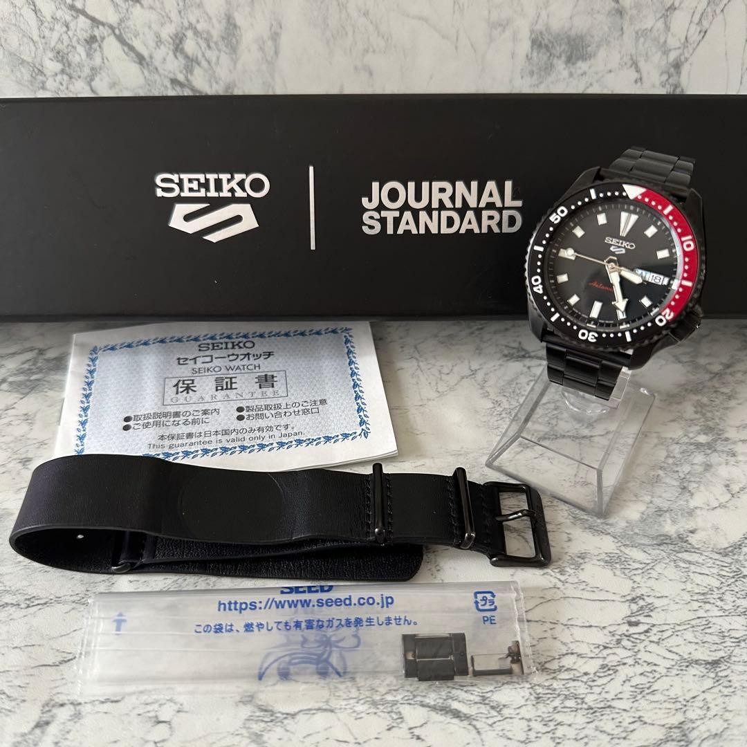 Good Condition SEIKO 5 JOURNAL STANDARD Collaboration SBSA189