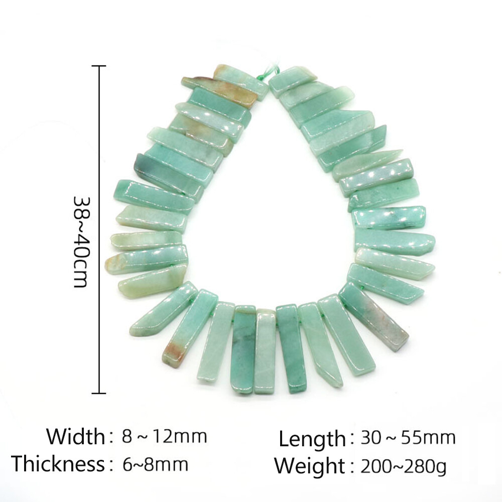 Quartz Pendant Point Beads Rough Crystal Mixed Stick Agate Slice for Jewelry DIY