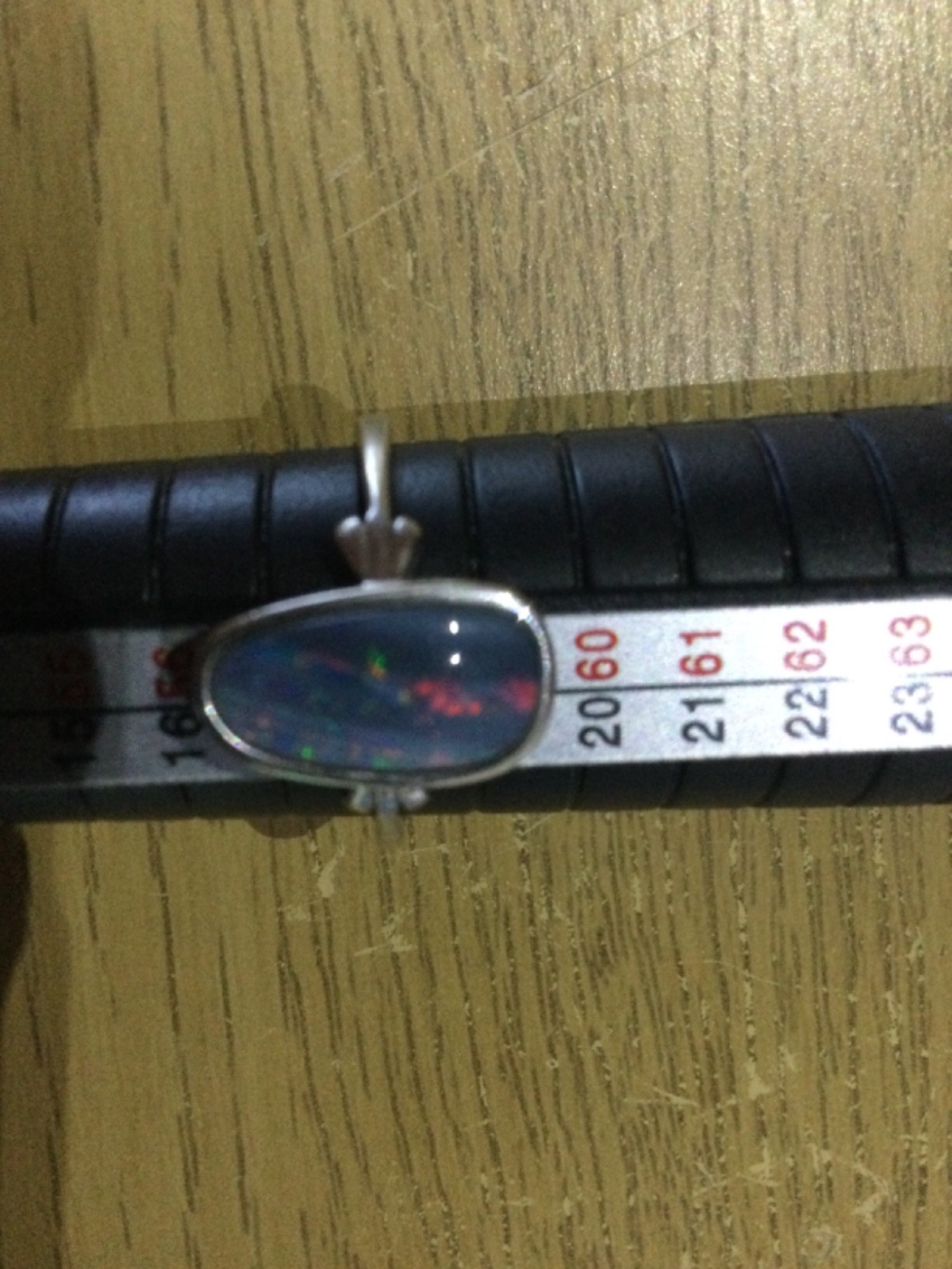 Beautiful Australian Opal Ring In Solid 925 Sterling Silver – Size US 8.25