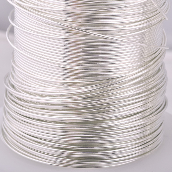 1M 99.99% Pure Sliver Round Wire Dead Soft Fine Silver Craft Wire 18ga-32ga
