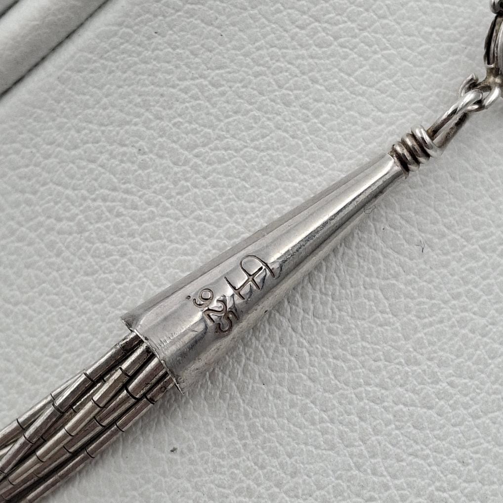 VTG Shube Dakota West Liquid 925 Sterling Silver Dreamcatcher Fetish Necklace