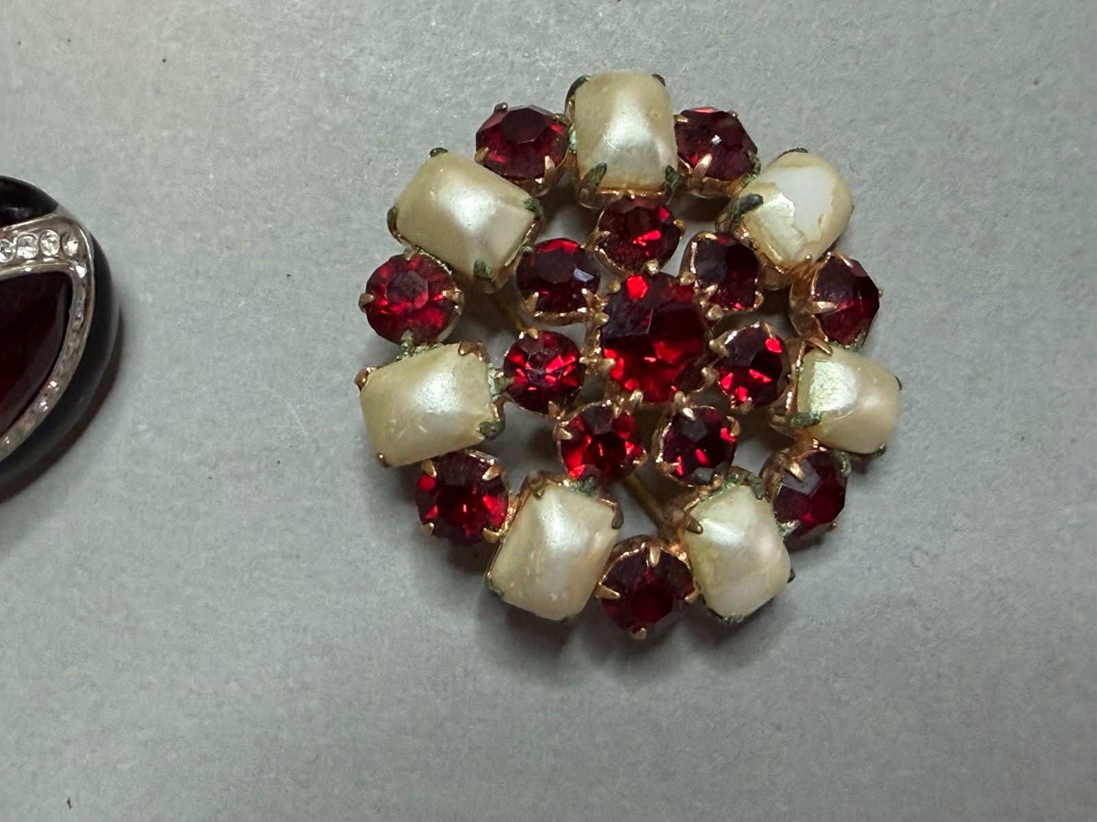 Vintage Costume Jewelry Lot Signed AVON Czech Jablonec USSR Brooches Earrings Se
