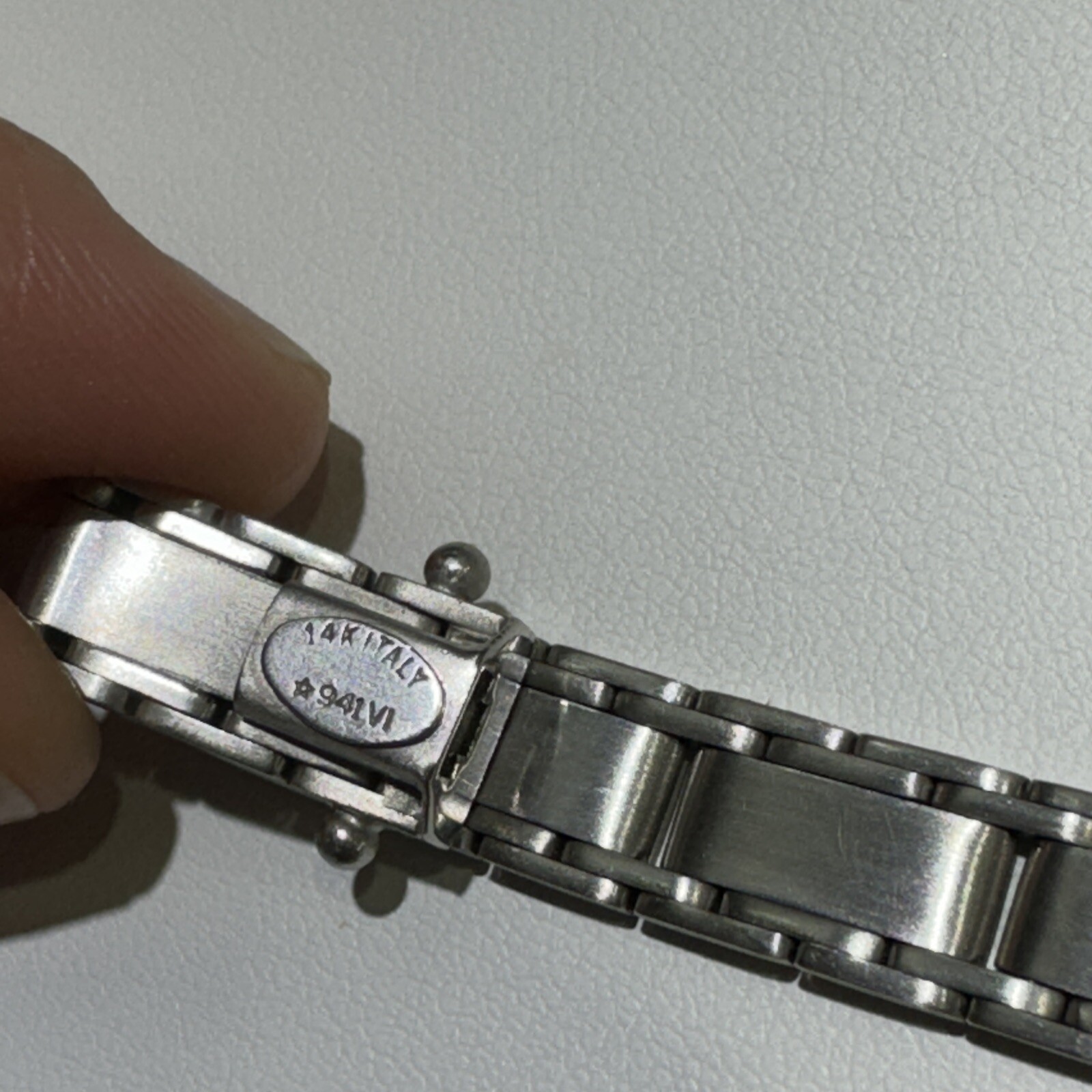 14K White Gold 2.07ct Diamond Bracelet, 8.5” Length, 8.5mm Width, 38.1g
