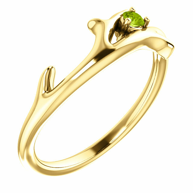 1 to 6 Stones Personalize Mothers Birthstones Rings 10K or 14K Solid Gold