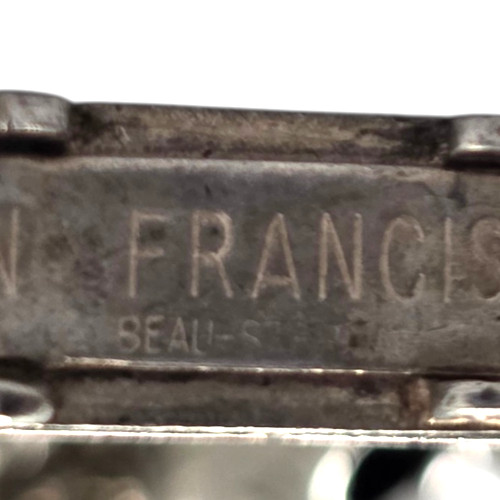 MID CENTURY 800 SILVER FRANCE AROUND THE WORLD 6″ CHARM BRACELET 22.4GR #1909