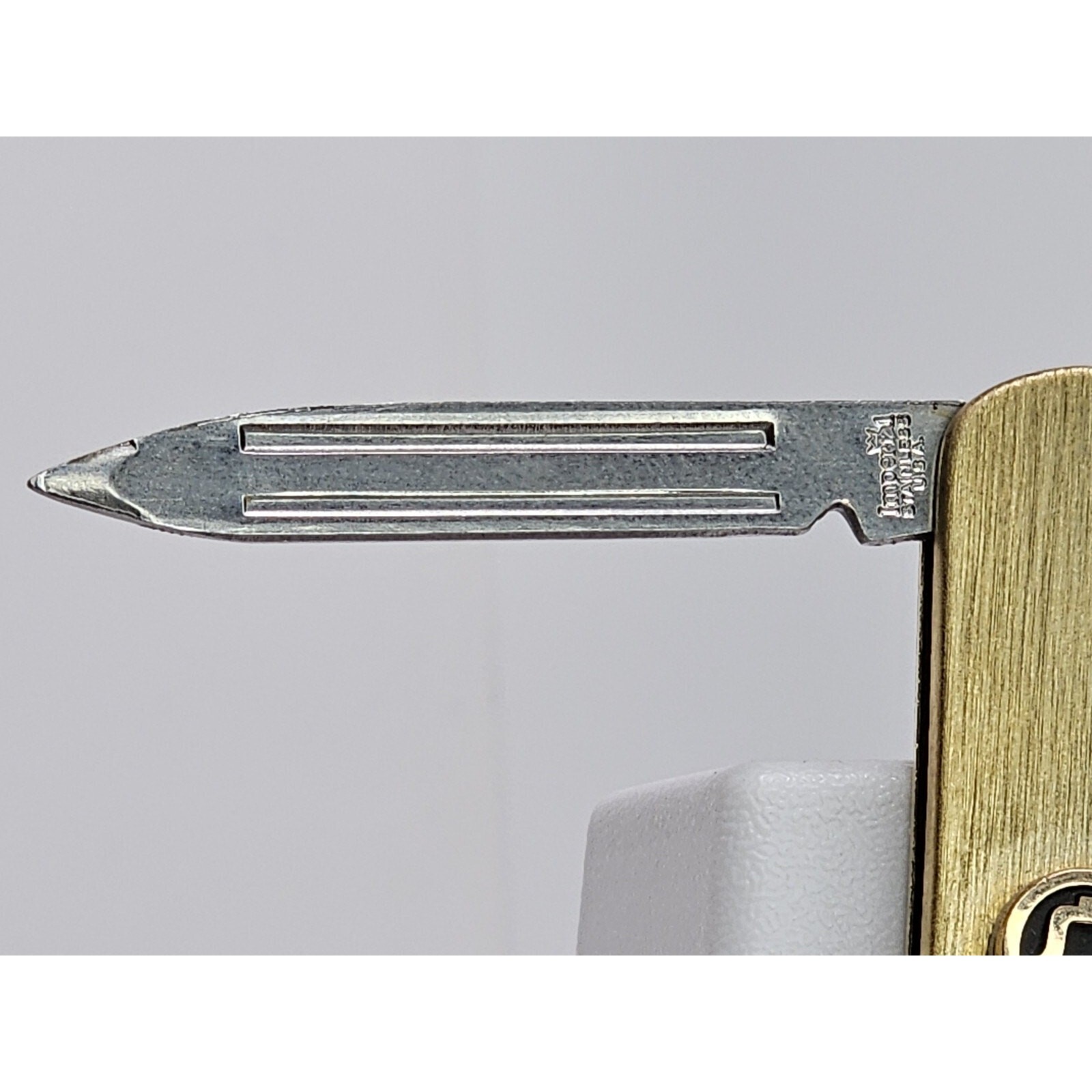 Vintage 10K Illinois Bell Sapphire & Diamond Pocket Knife * Read Description*