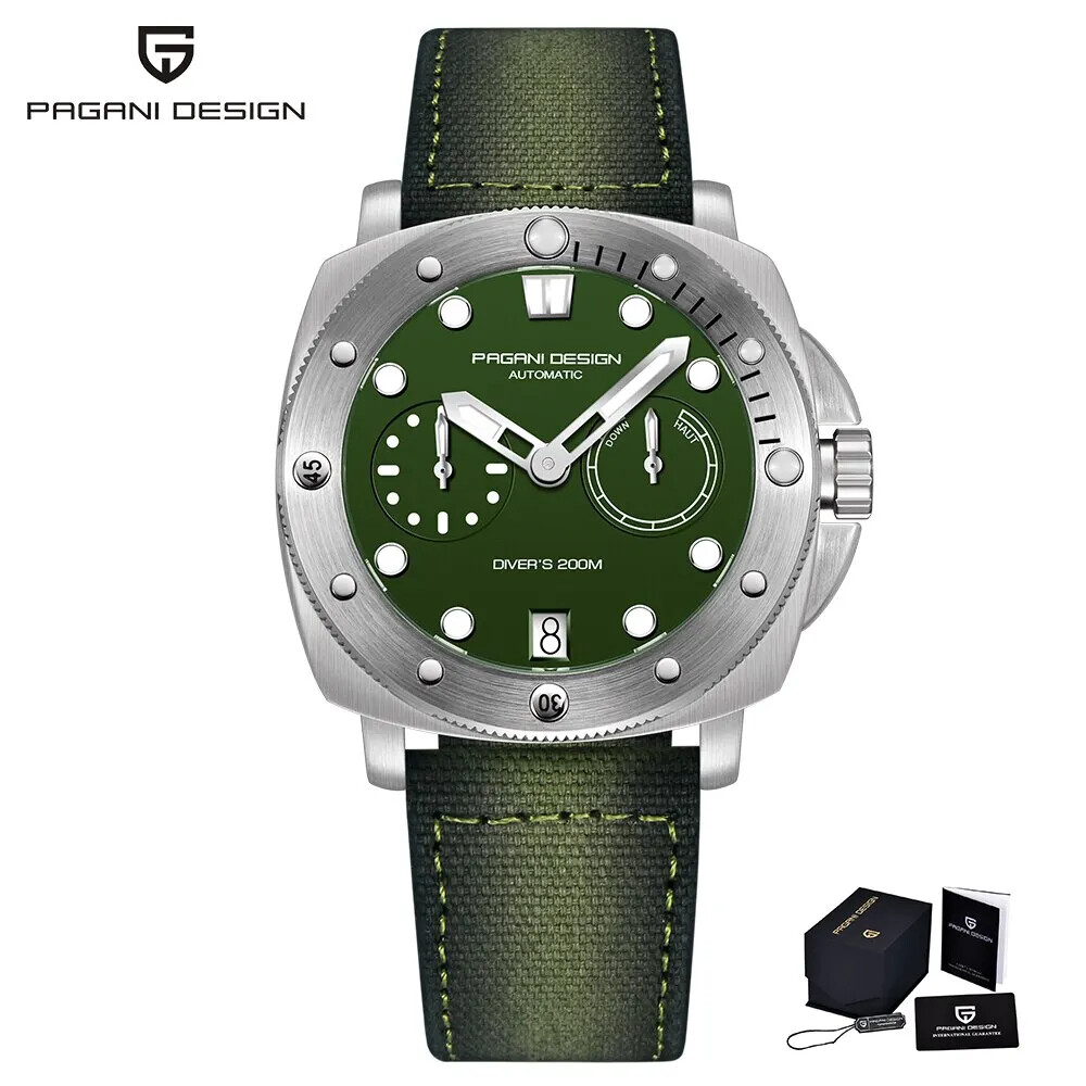Pagani Design PD-1767 Automatic Watch For Men 200M Waterproof 4 COLORS