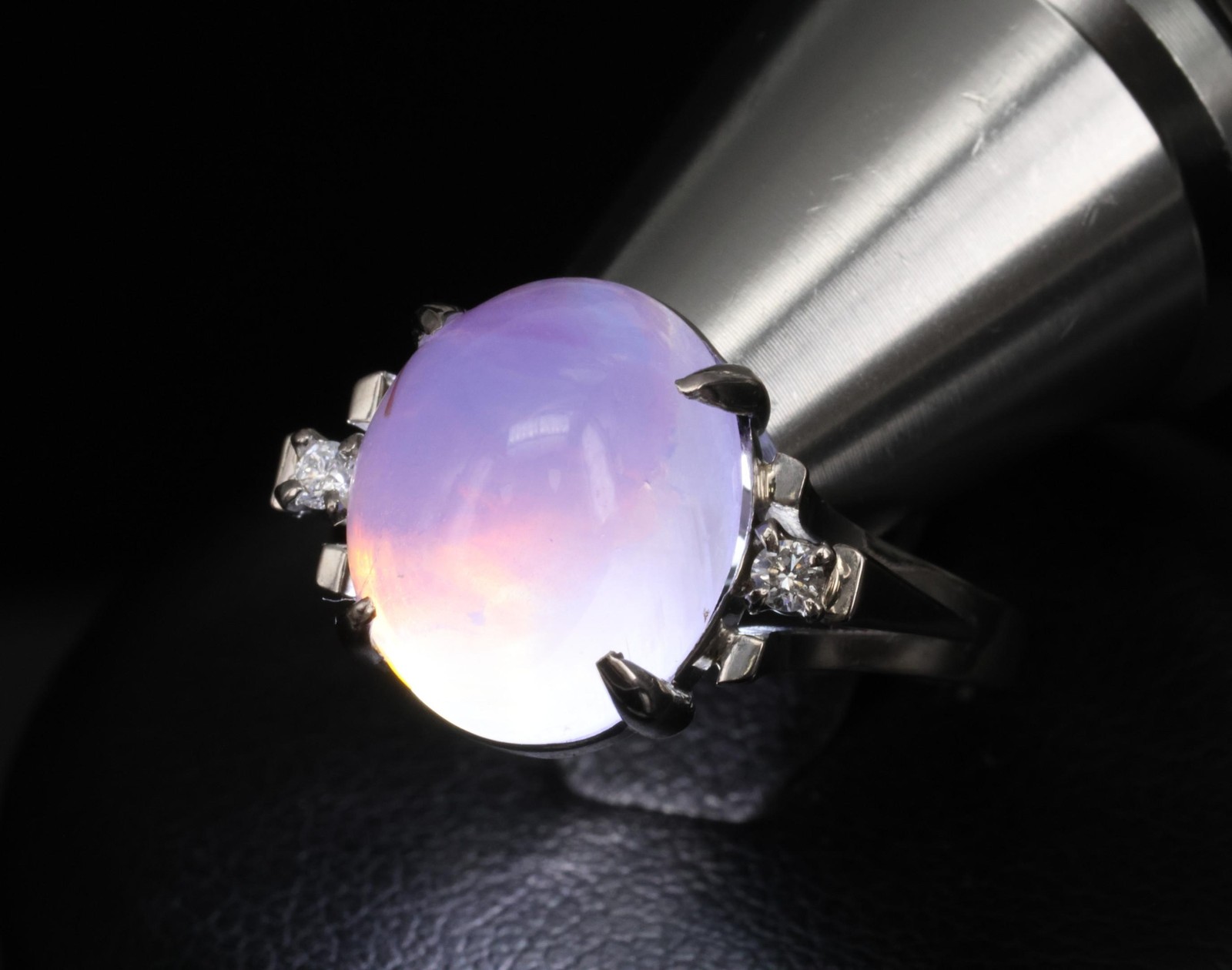 9.14ct GIA Ceylon No Heat Star Sapphire & 0.02ct Diamond Platinum Ring, Size 5.5