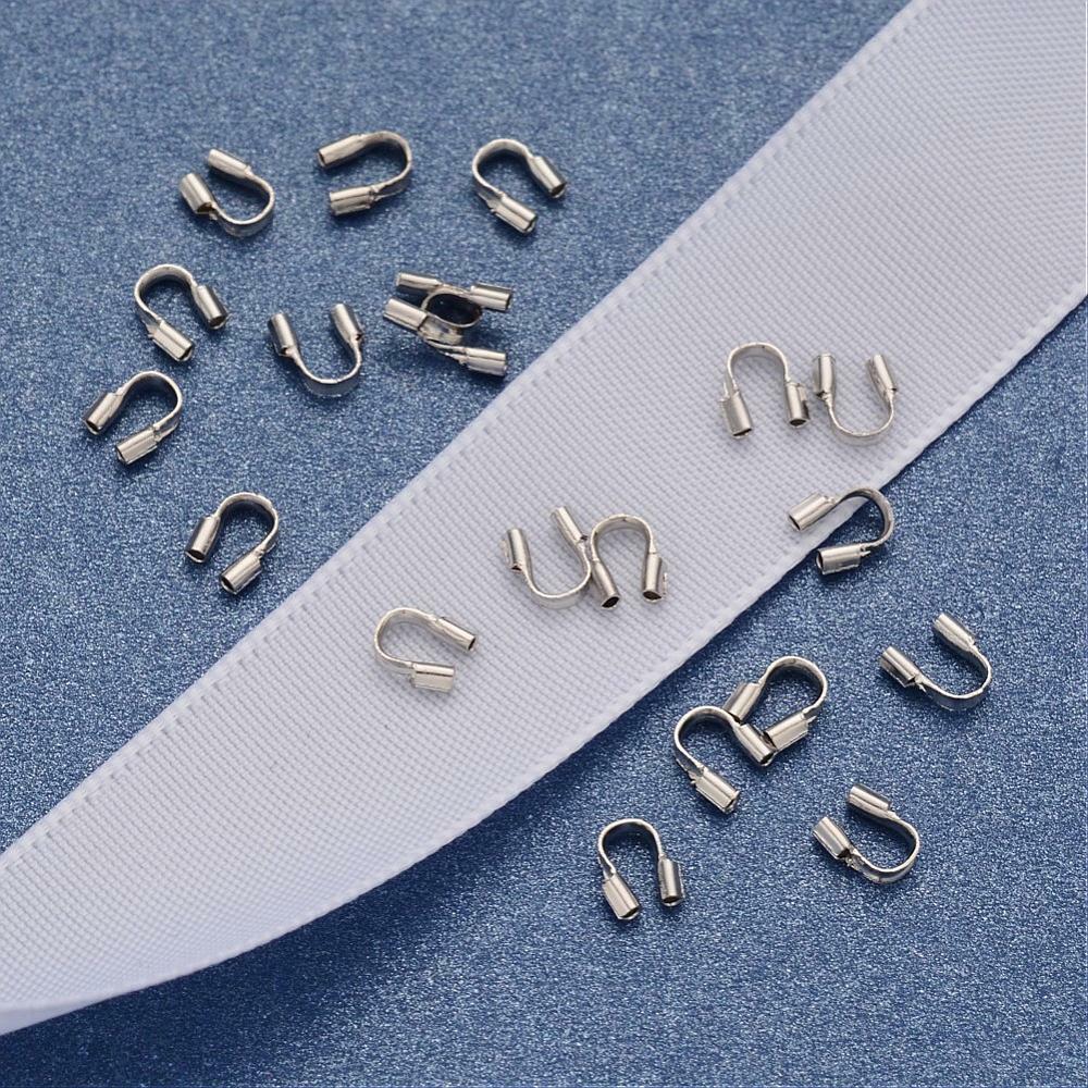 100 Brass Wire Guardian/Protectors Platinum Color Nickel Free.Buy more & Save
