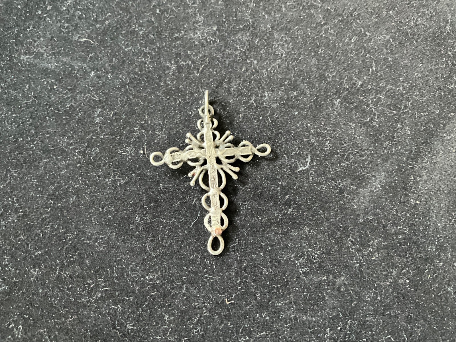 Vintage Silver Plated Pendant – handmade designer in the 70’s 1.75” x 1.25”