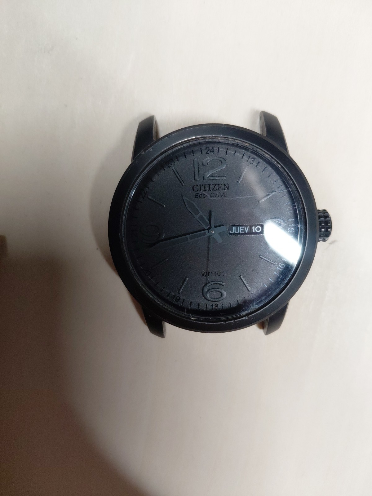 Citizen Eco-Drive J165-S086892 Axiom Black Dial , & Graphite Blacked Out Watch