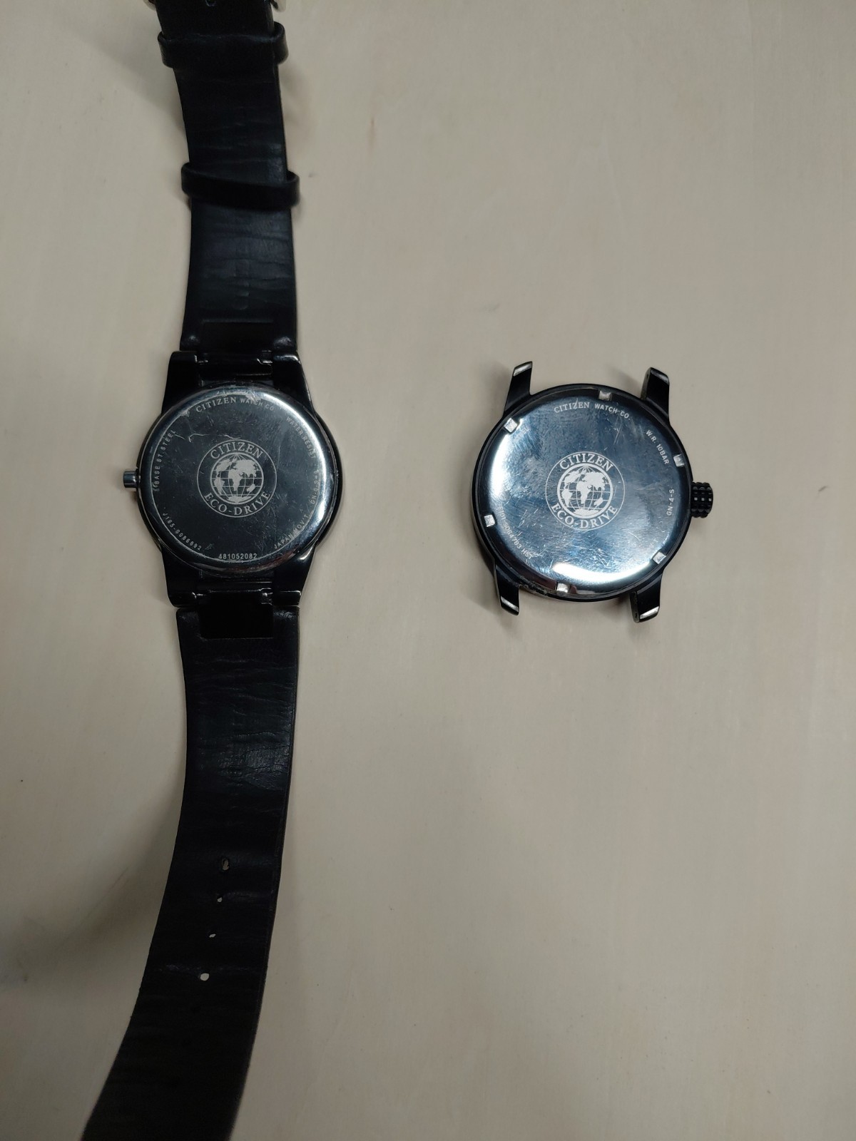 Citizen Eco-Drive J165-S086892 Axiom Black Dial , & Graphite Blacked Out Watch