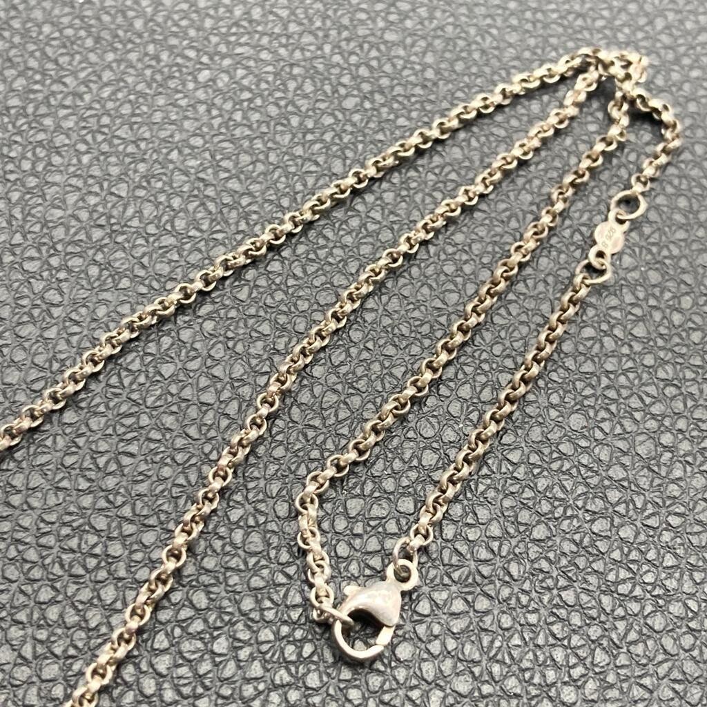 Georg Jensen Silver 925 Heart by Heart Pendant Necklace 38cm Rare Authentic