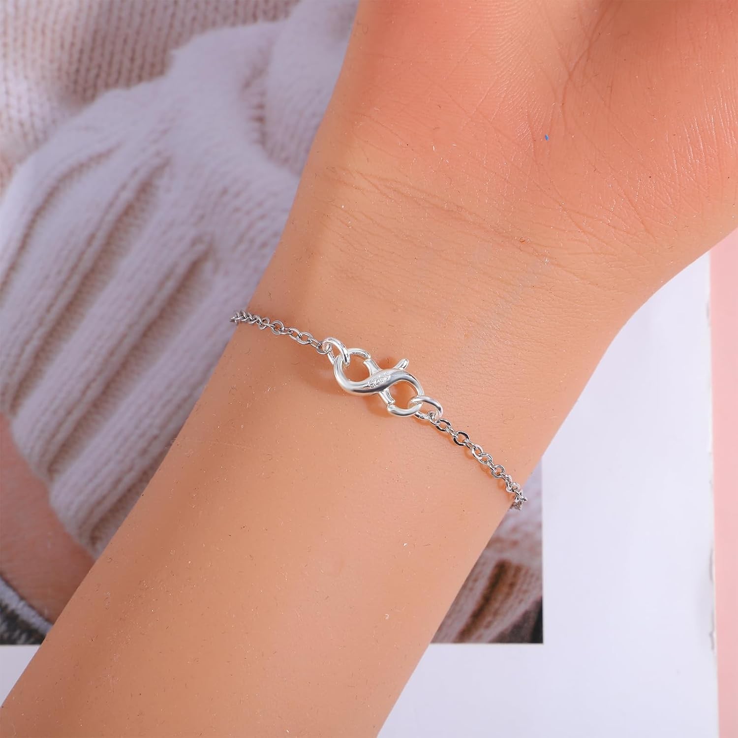 Lobster Clasp Necklace Bracelet Extender 925 Sterling Silver Connector Claw New