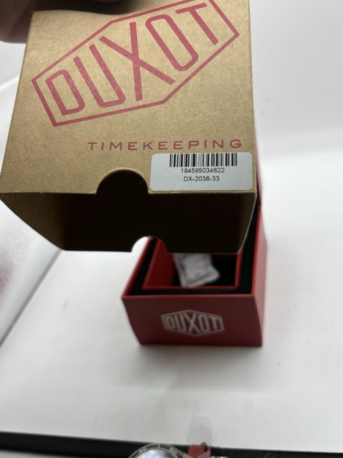Genuine Duxot Automatic Tiburon DX-2036-33 White New in Box