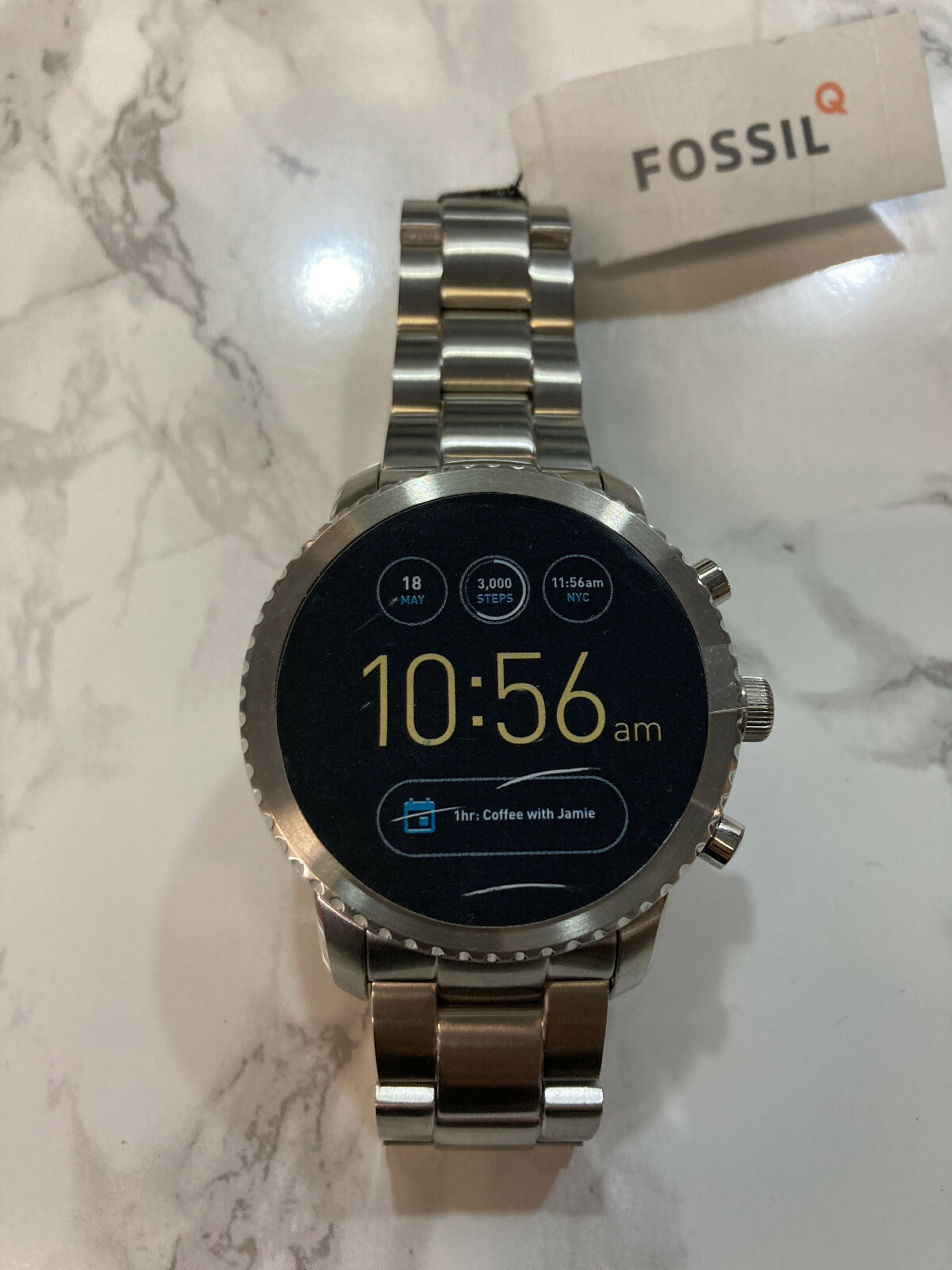 Fossil Men’s Gen 3 Smartwatch Explorist Stainless Steel FTW4003 Stainless Steel