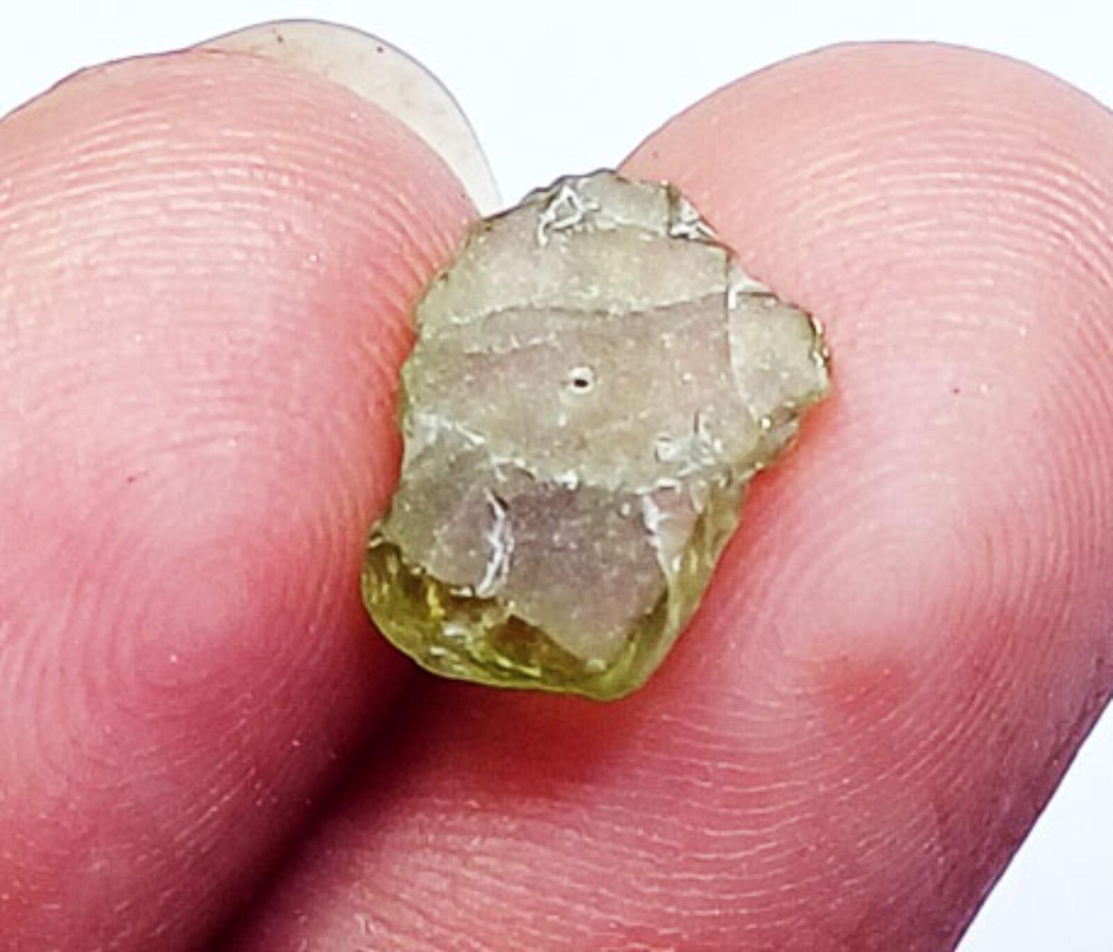 Natural Peridot Rough 1.55 Ct Certified Loose Gemstone With Free Gift
