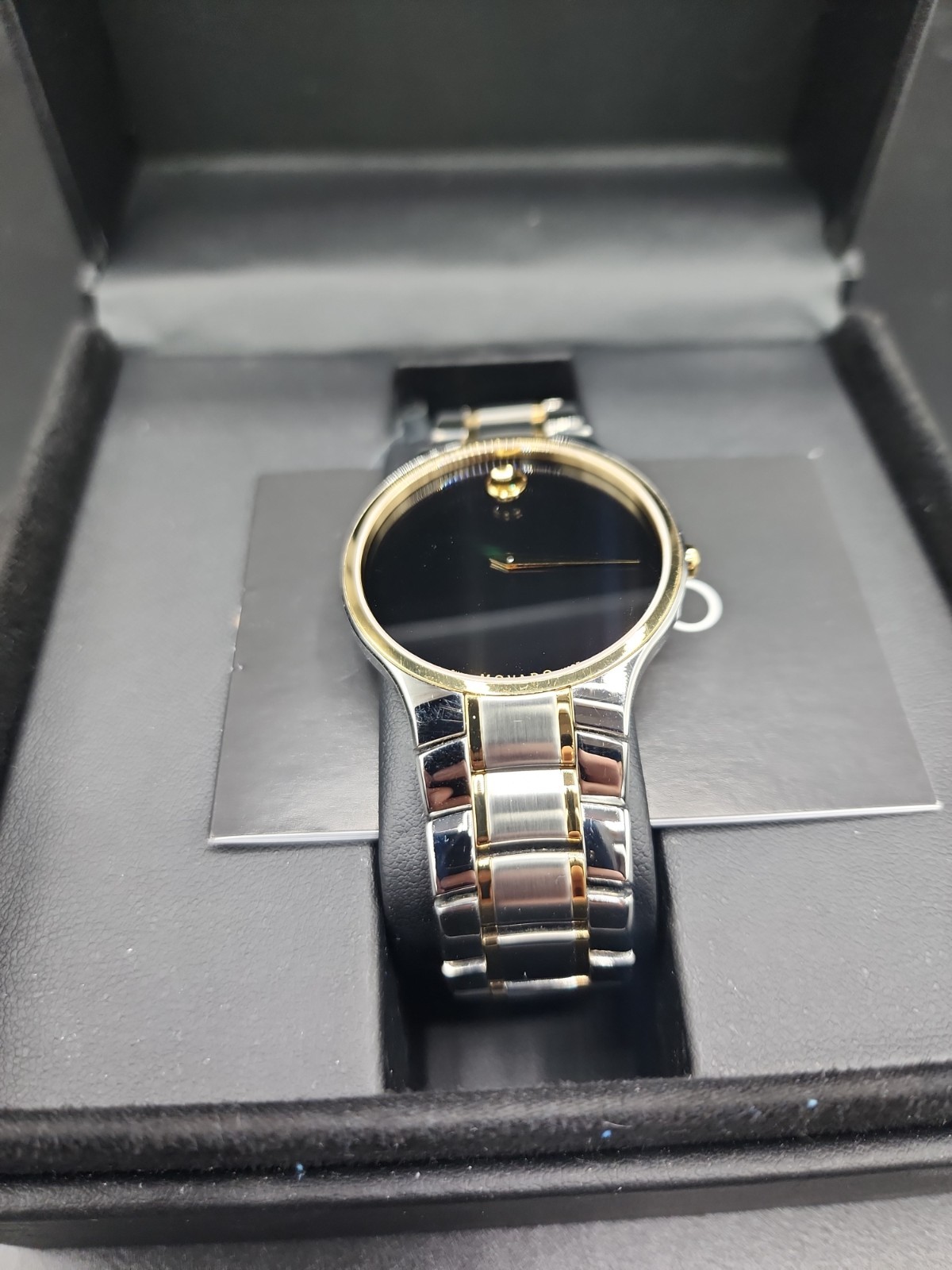 Movado Museum Serio Two Tone Men’s Wristwatch – New In Box & New Battery