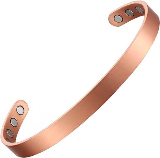 Hand Forged Copper Alloy Bracelet Solid Copper Arthritis Relief Bracelet