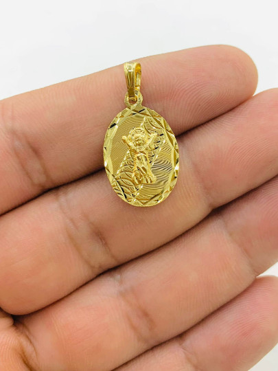 New Cadena y Medalla del Divino Nino 18″ para Hombre y Mujer en Oro Laminado 14K