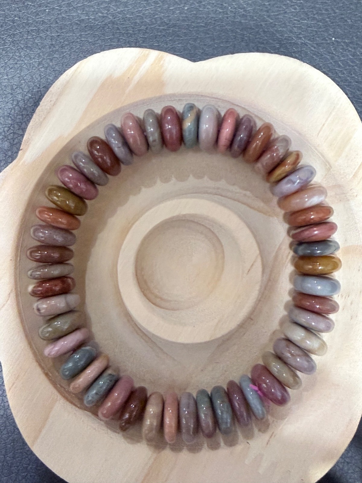 Stunning Stone Alashan Candy Rondell Bracelet – Elastic – see Video!!