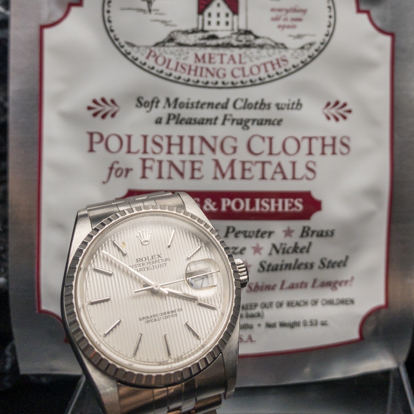 Cape Cod Polishing Cloths for Fine Metals, 2 Clothes Inside, Polish Watches