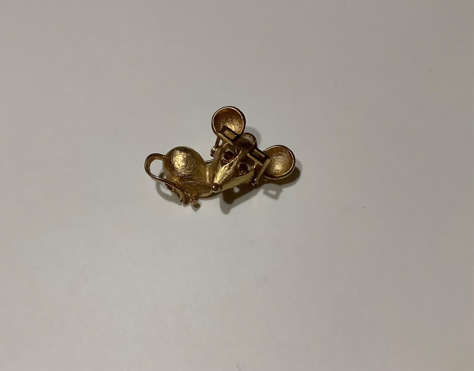 Vintage AVON Animal Lot of 3 Gold Tone Lapel Pin Mouse Frog Bunny Rabbit Brooch