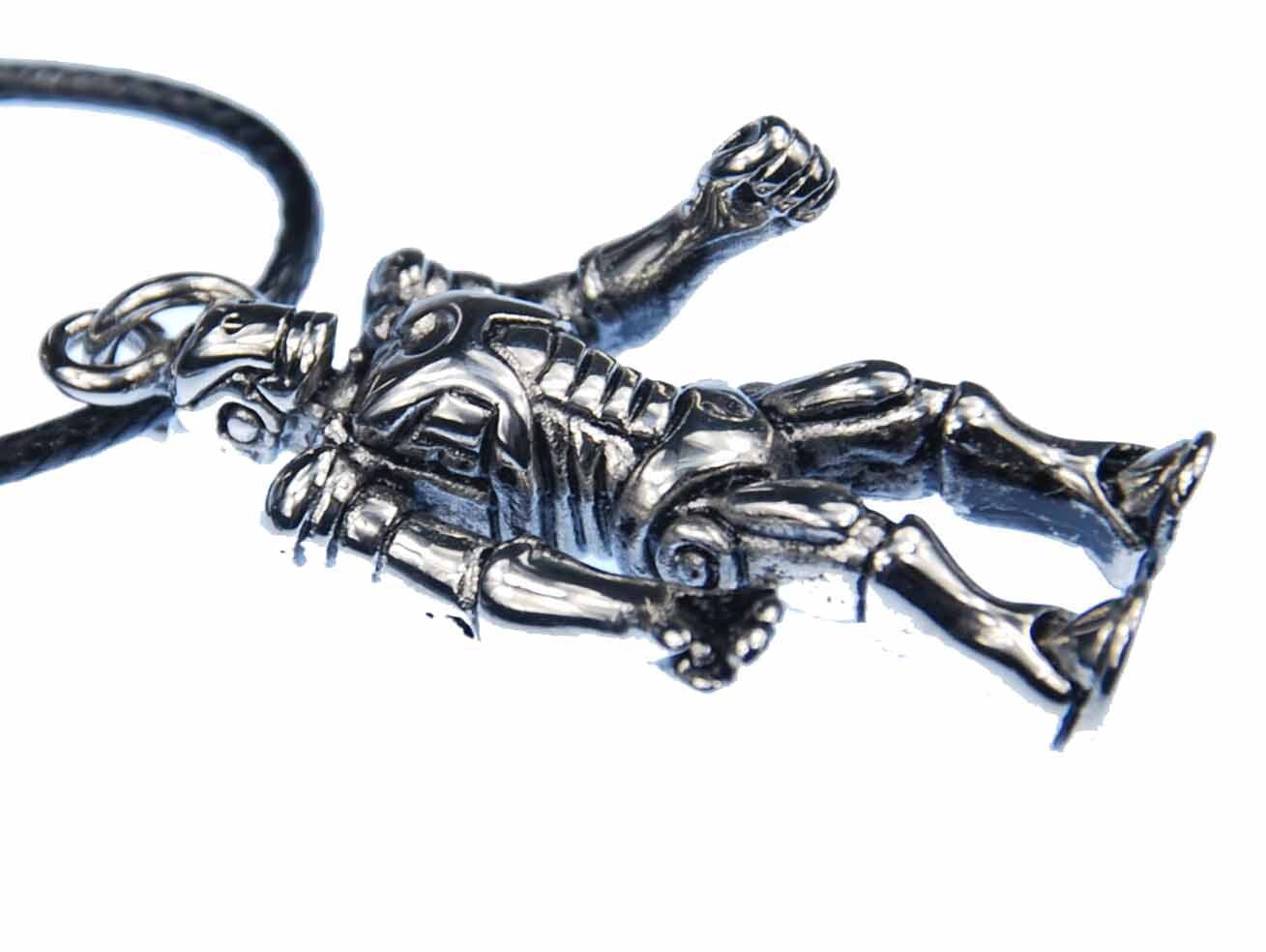 Exoskeleton Robot Miniblings Necklace Machine Textile Band Cyber Android